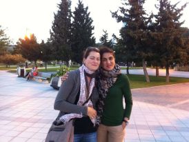 Katrin Worrmann (Nienhuis Montessori) und Nazila Barahmi (GM Bumblebee Montessori, Baku)