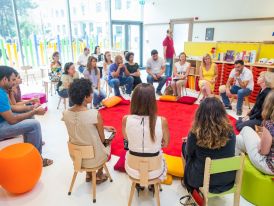 Eltern-Workshop im neuen Kinderhaus, Baku