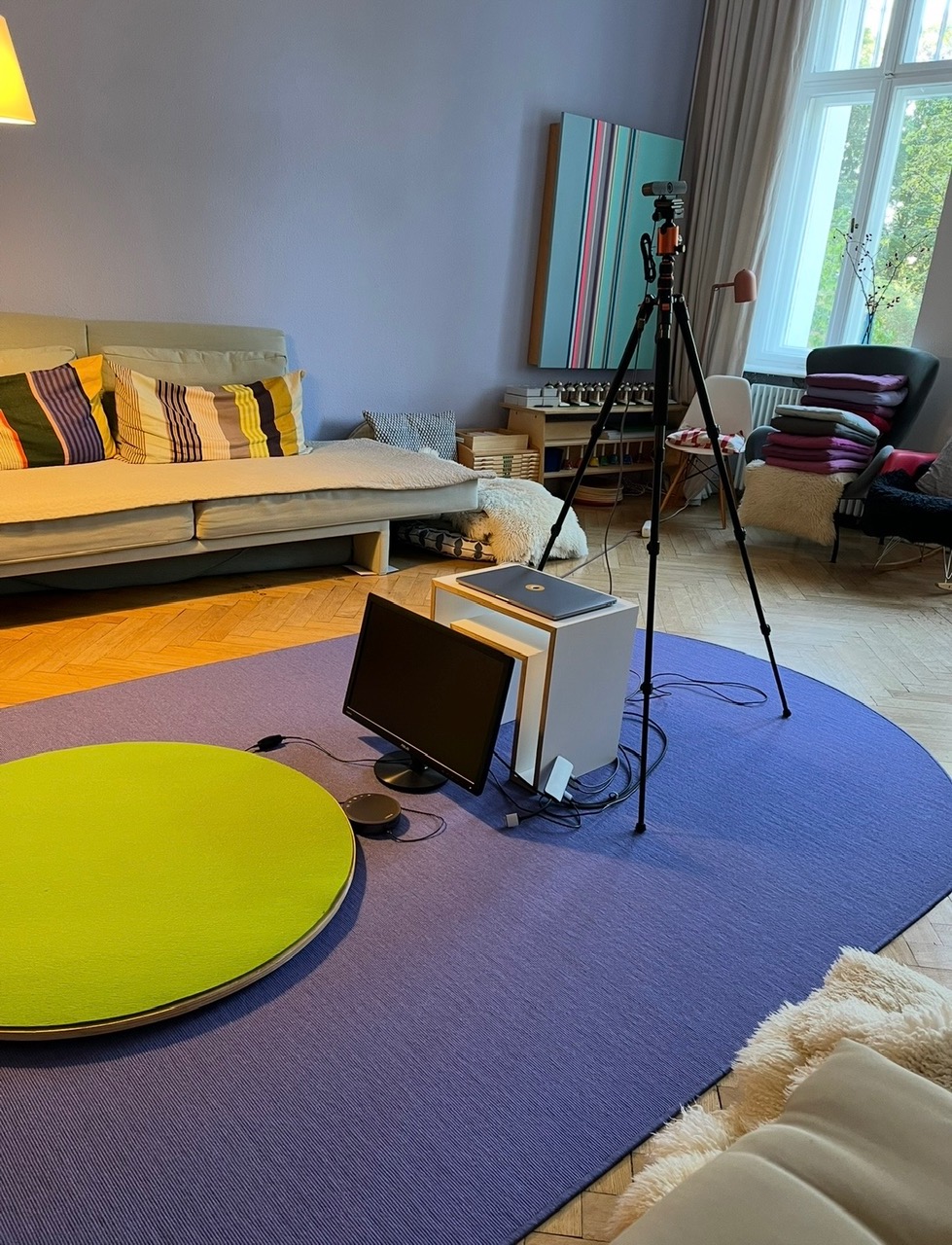 Kamera-Setup im Seminarraum